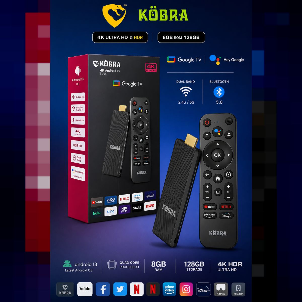 Kobra Stick Google TV